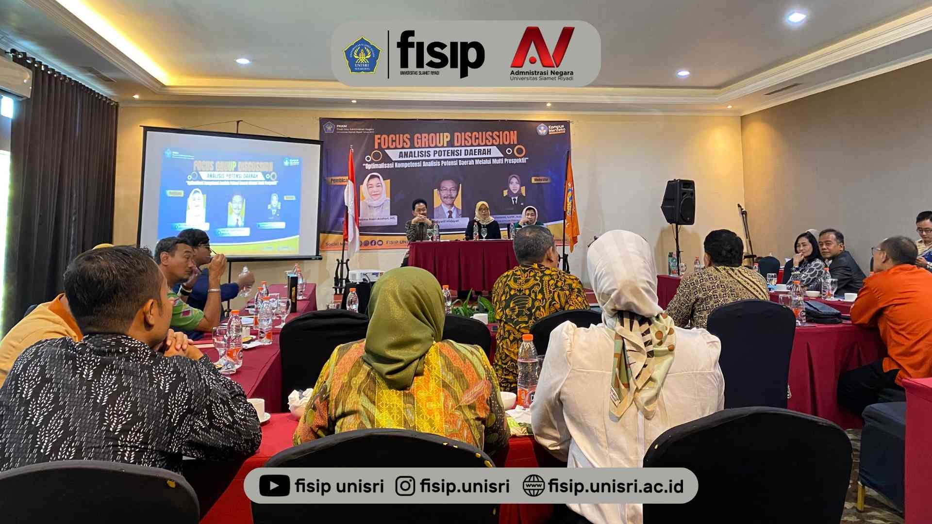 Focus Group Discussion Program Studi Ilmu Administrasi Negara Universitas Slamet Riyadi Surakarta Dengan 3 Mitra Dilaksanakan Di Adiwangsa Hotel & Convention