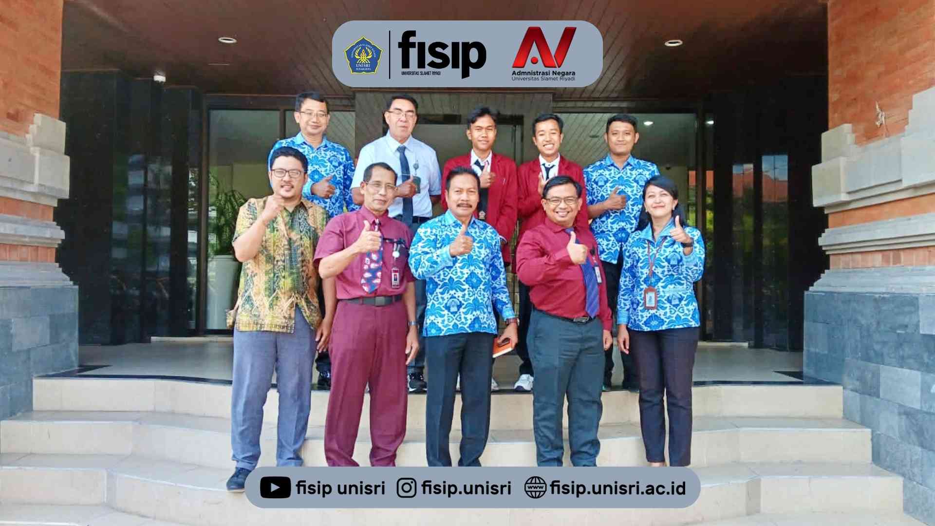 Mahasiswa Prodi Ilmu Administrasi Negara FISIP UNISRI Mengikuti Pertukaran Mahasiswa Merdeka di Universitas Udayana Bali