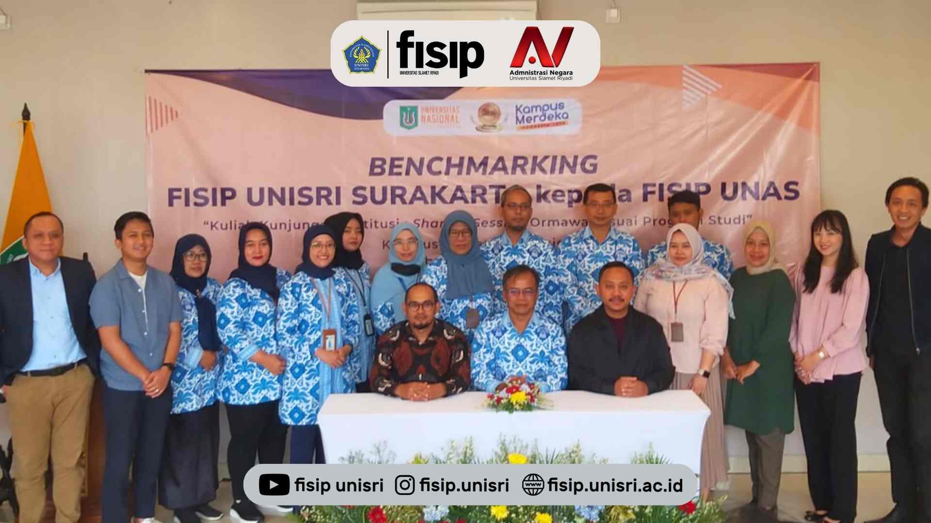 PRODI ADMINISTRASI NEGARA UNISRI JALIN KERJASAMA BIDANG AKADEMIK DENGAN PRODI ADMINISTRASI PUBLIK UNIVERSITAS NASIONAL